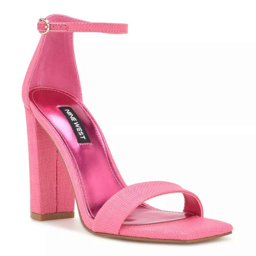 Shoes * | Nine West Marrie Women'S Block Heel Dress Sandals