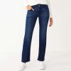 Clothing * | Women'S Nine West Curvy Tummy-Control Bootcut Jeans