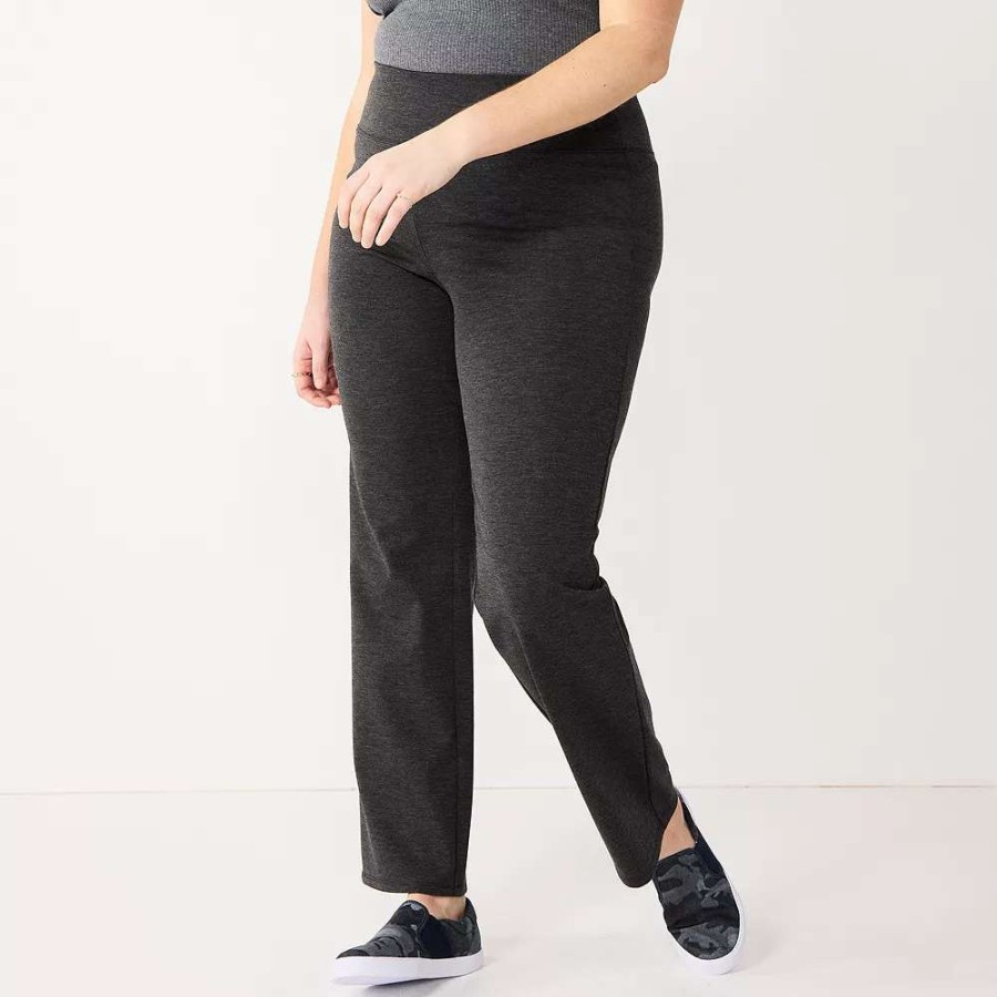 Clothing * | Plus Size Nine West Slimming High-Waisted Bootcut Pants