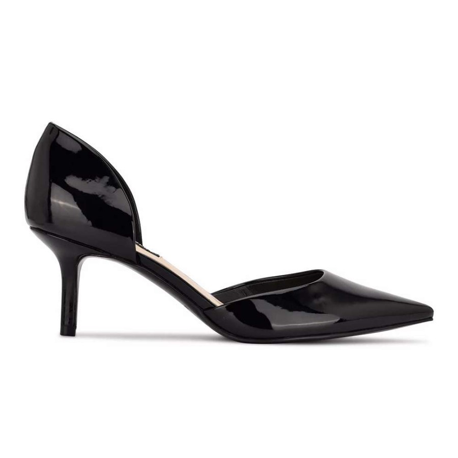 Shoes * | Nine West Arive Women'S Dress Pumps Black Patent