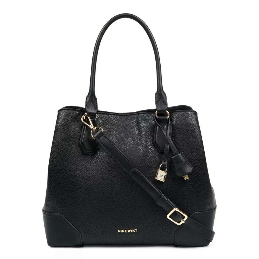 Accessories * | Nine West Brooklyn Jet Set Carryall Satchel Bag