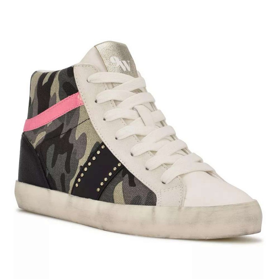 Shoes * | Nine West Stunnah Women'S High-Top Sneakers