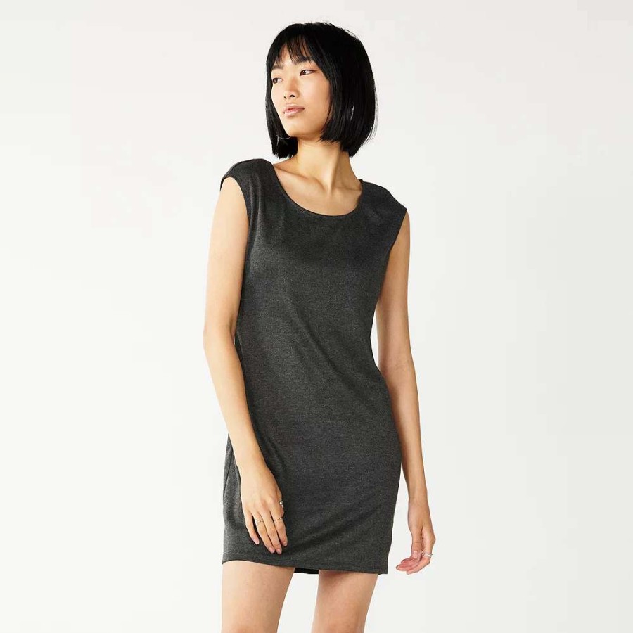 Clothing * | Women'S Nine West Scoopneck Cap-Sleeve Sheath Dress