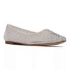 Shoes * | Nine West Bridal Boost Women'S Rhinestone Flats