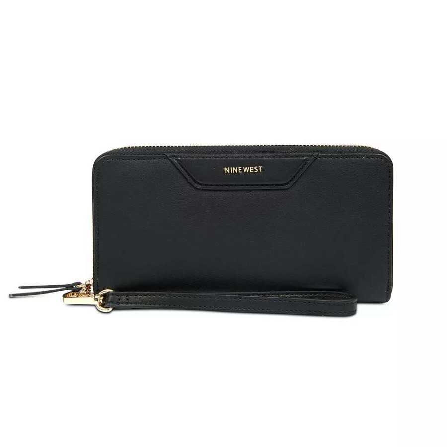 Accessories * | Nine West Astoria Zip Around Wristlet