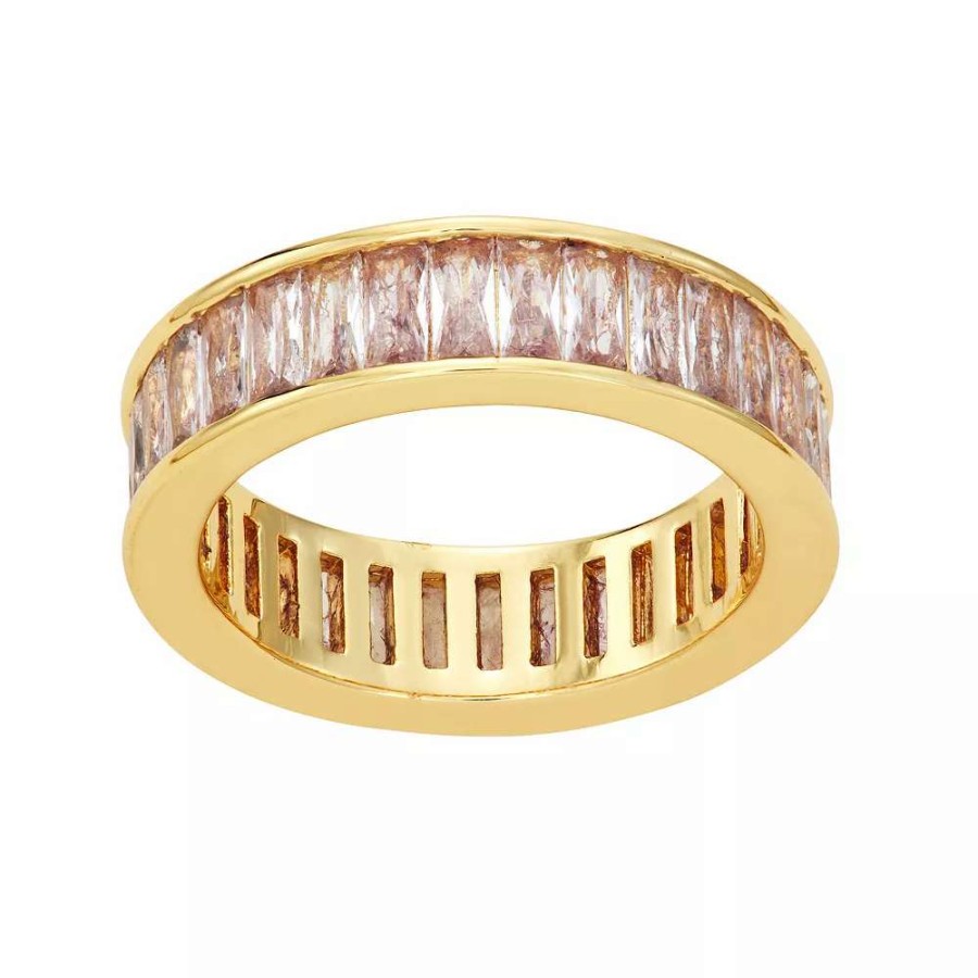 Jewelry * | Nine West Simulated Crystal Baguette Ring