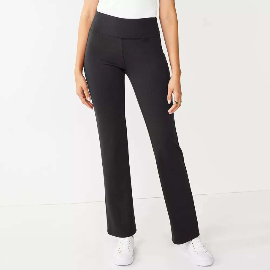 Clothing * | Women'S Nine West Tummy-Control Ponte Bootcut Pants