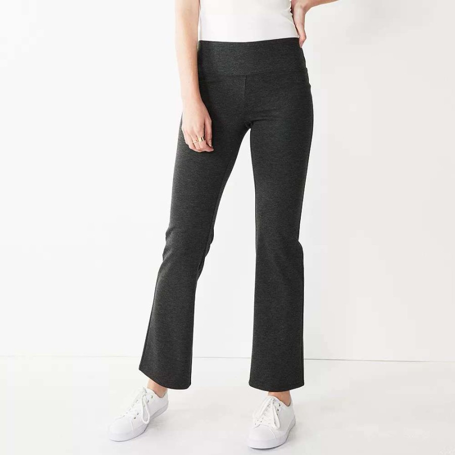 Clothing * | Women'S Nine West Tummy-Control Ponte Bootcut Pants