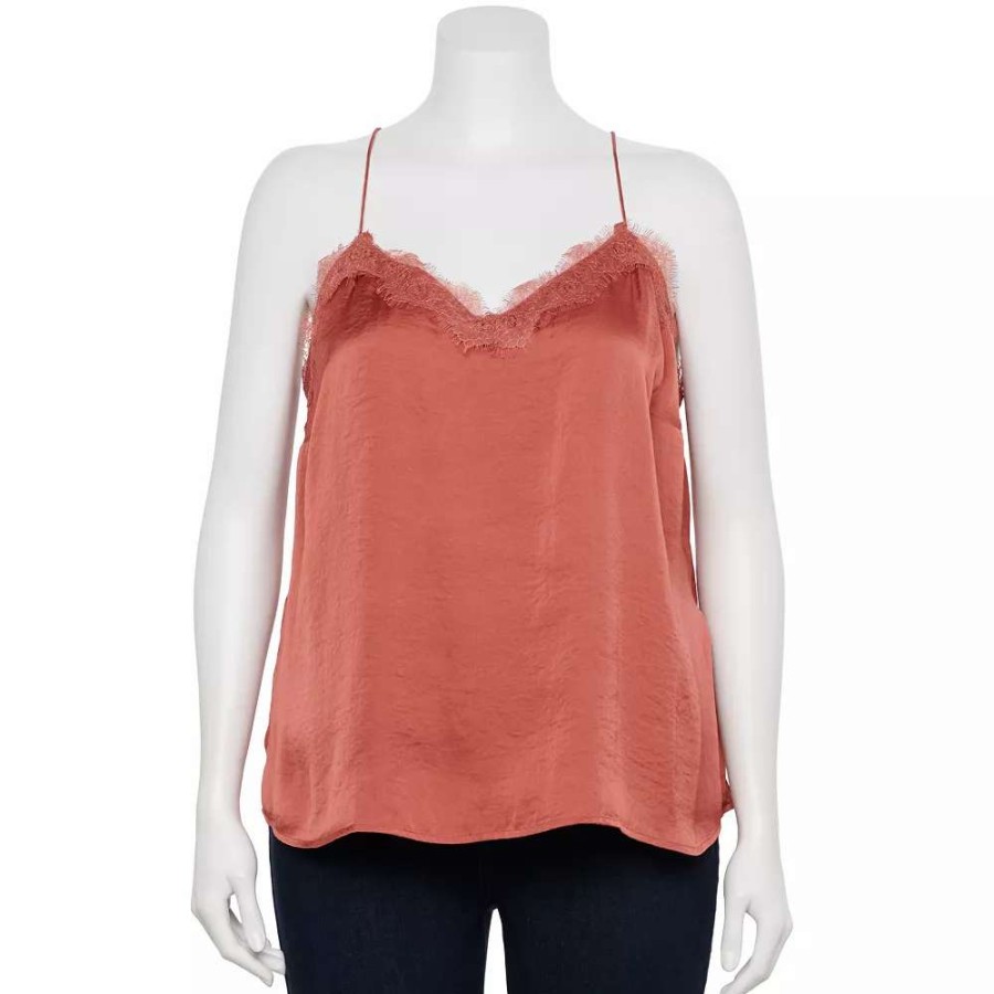 Clothing * | Plus Size Nine West V-Neck Camisole