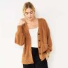 Clothing * | Women'S Nine West Drop Shoulder Blouson Sleeve Cardigan