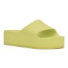 Shoes * | Nine West Women'S Pool Platform Slide Sandals Lime