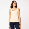 Clothing * | Women'S Nine West Sculpt Squareneck Tank