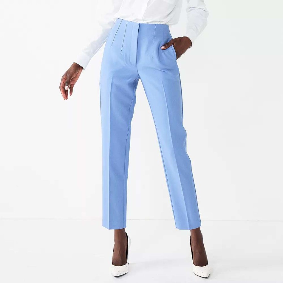 Clothing * | Women'S Nine West High-Waisted Tapered Pants