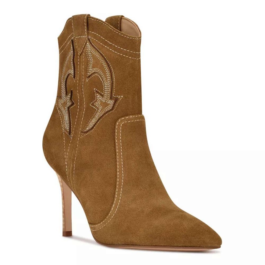 Shoes * | Nine West Flows Women'S Suede Ankle Boots