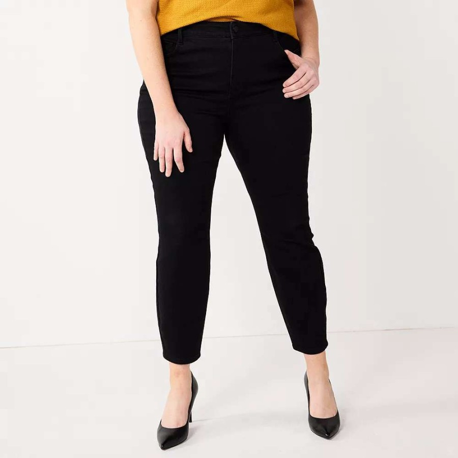 Clothing * | Plus Size Nine West Slimming Skinny Jeans