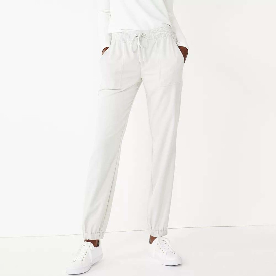 Clothing * | Women'S Nine West Elastic-Cuff Relaxed Jogger Pants