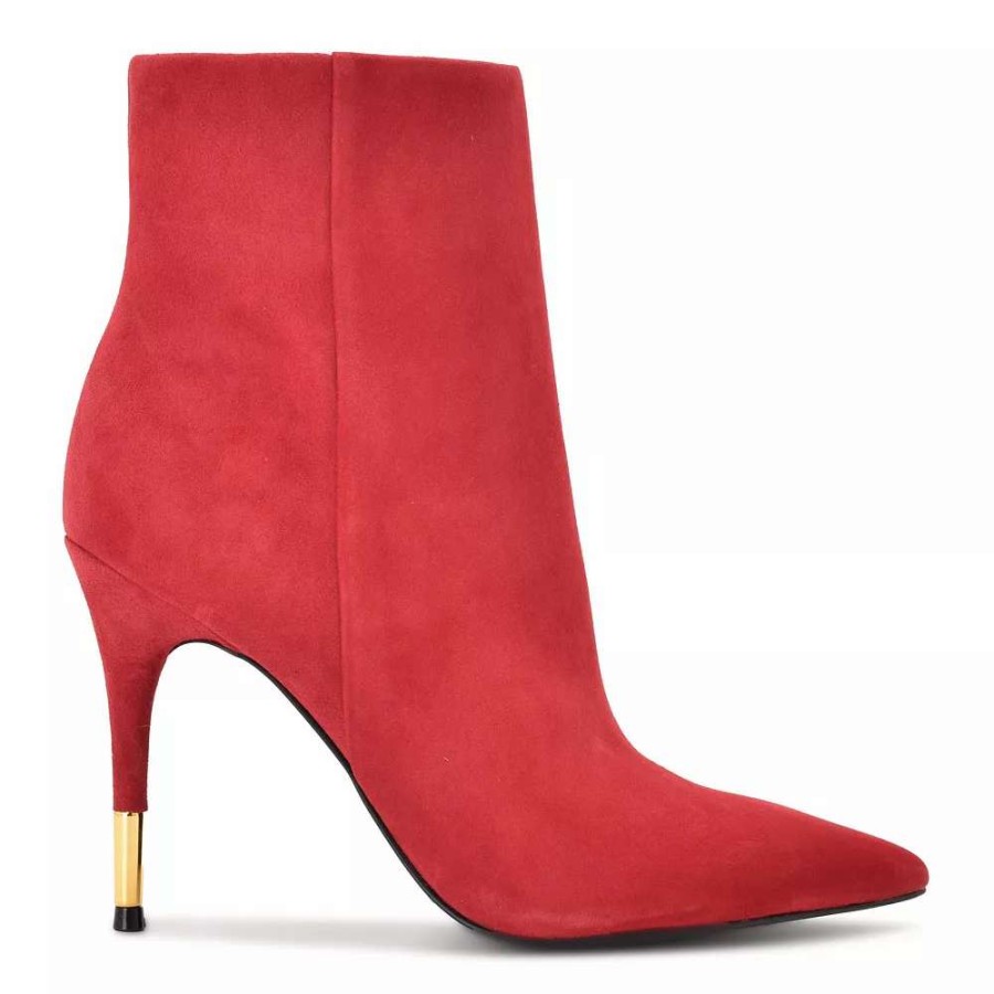 Shoes * | Nine West Bolana Women'S Suede Heeled Ankle Boots