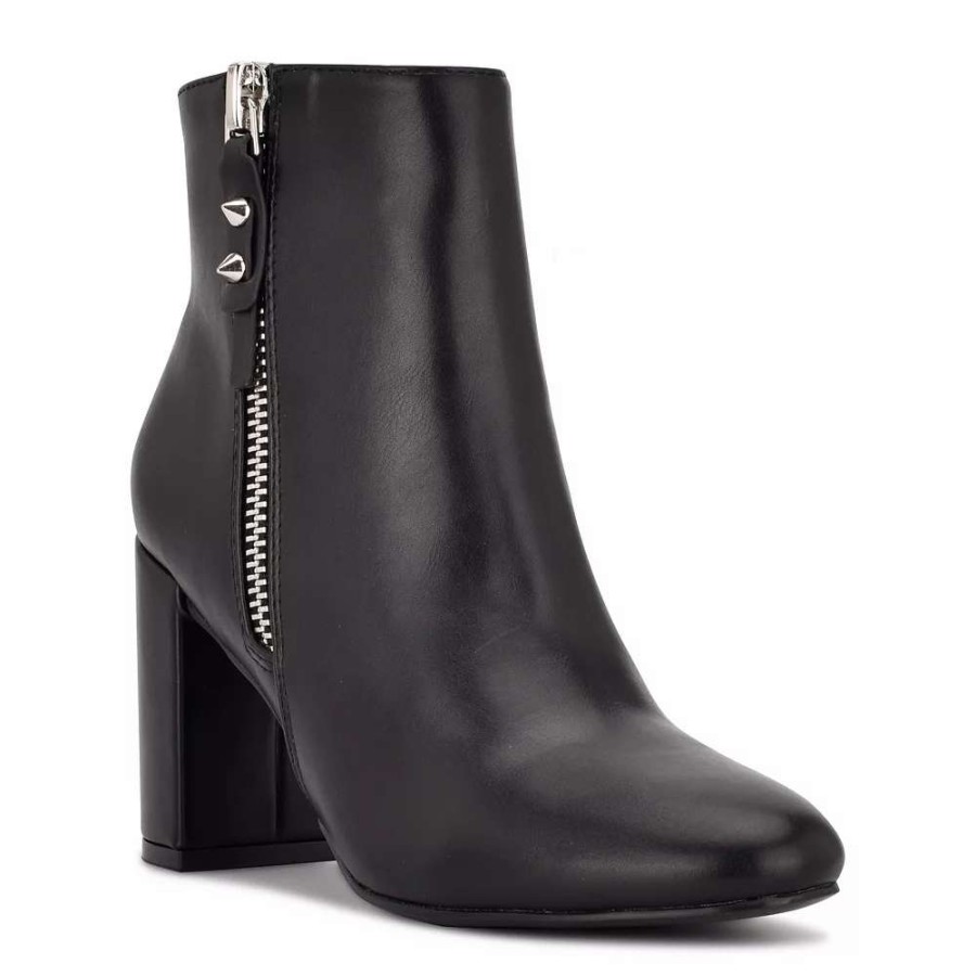 Shoes * | Nine West Trike Women'S Block Heel Ankle Boots