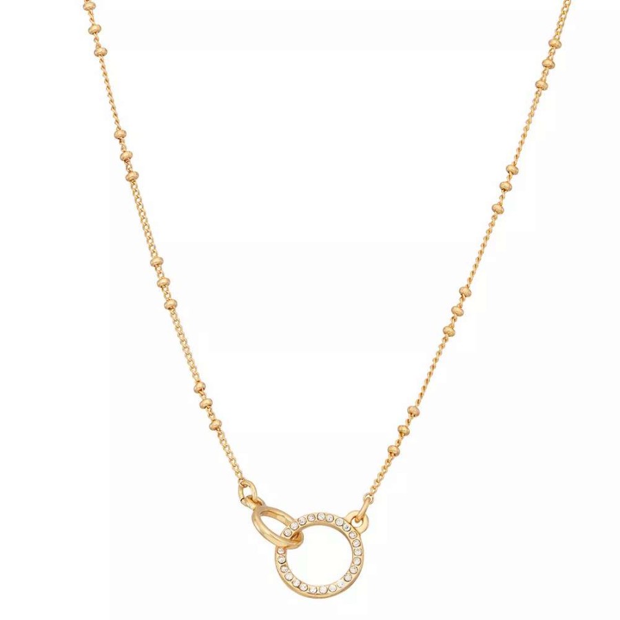 Jewelry * | Nine West Interlocking Circle Necklace