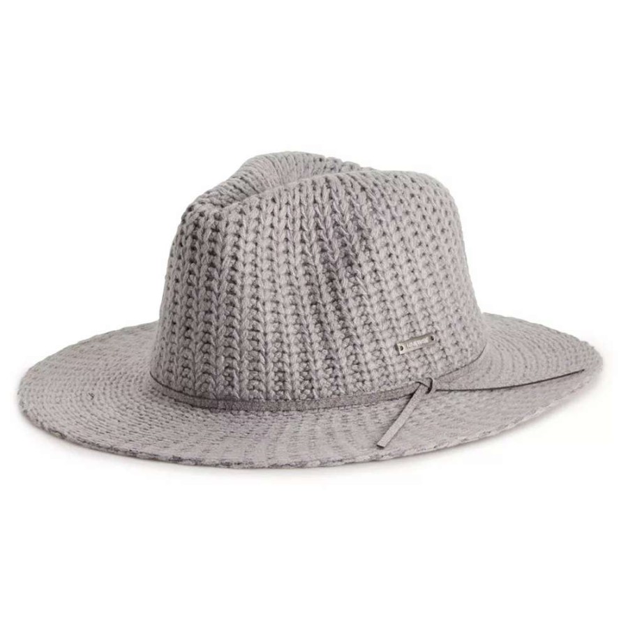 Accessories * | Women'S Nine West Ribbed Knit Packable Panama Hat