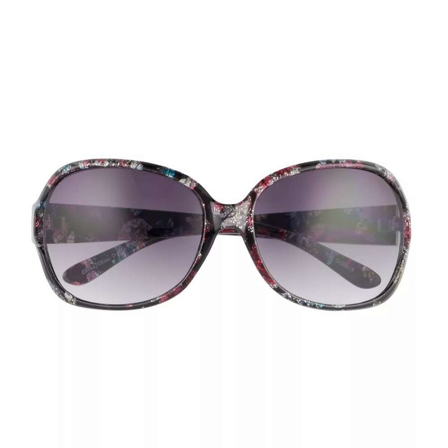 Accessories * | Women'S Nine West 60Mm Floral Frame Square Sunglasses