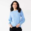 Clothing * | Women'S Nine West Texture Sleeve Sweater