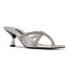 Shoes * | Nine West Blonde Women'S Dress Sandals Silver