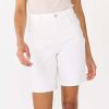 Clothing * | Women'S Nine West High Rise Bermuda Boyfriend Shorts