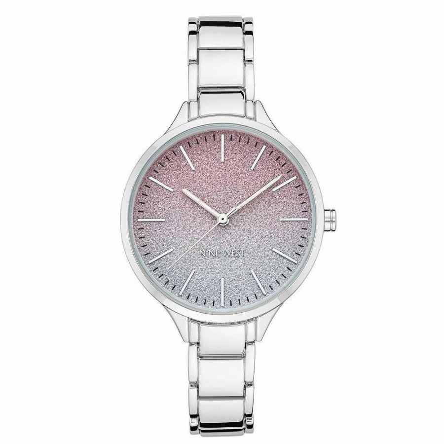 Watches * | Nine West Women'S Bracelet Watch With Ombre Dial