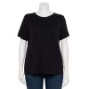 Clothing * | Plus Size Nine West Essential Crewneck Tee