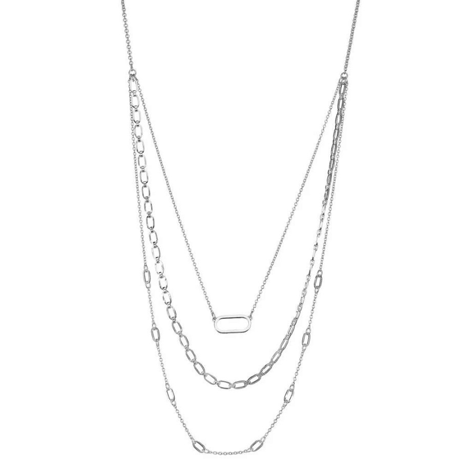 Jewelry * | Nine West Links Multi-Row Necklace