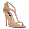 Shoes * | Nine West Melike Women'S High Heel Dress Sandals Light Natural