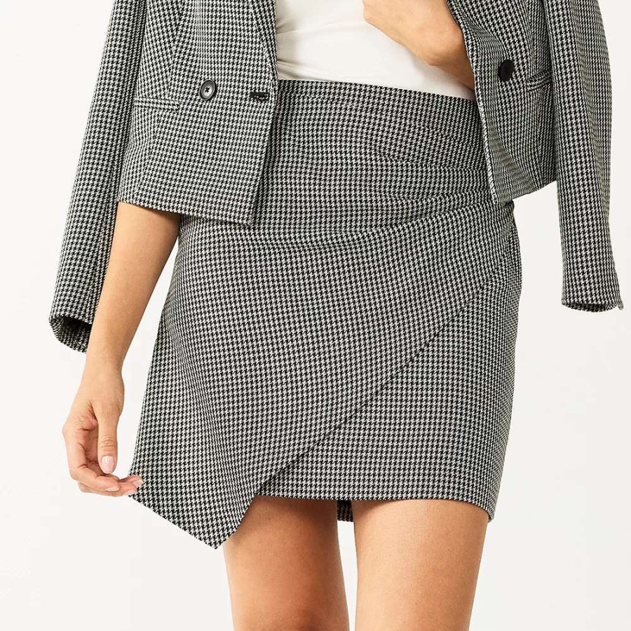 Clothing * | Petite Nine West Wrap Skirt