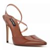 Shoes * | Nine West Fames Women'S Heels Medium Brown Multi