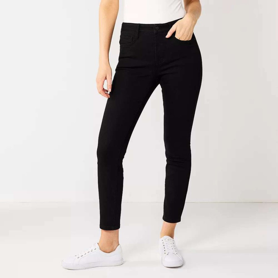 Clothing * | Women'S Nine West Curvy Sculpting Skinny Jeans