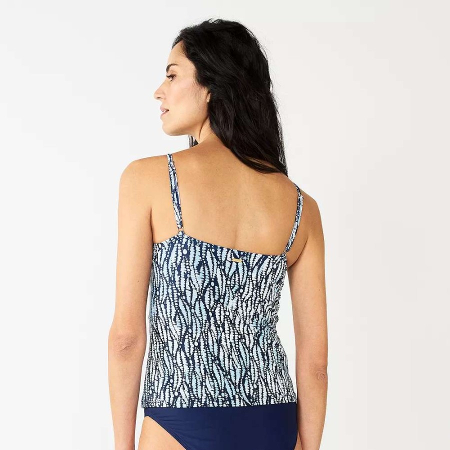 Clothing * | Women'S Nine West Wrap Front Tankini Top