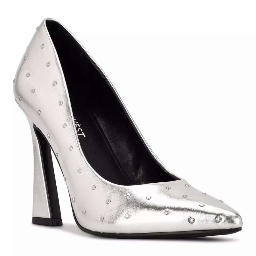 Shoes * | Nine West Trial Women'S Rhinestone Dress Pumps