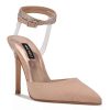 Shoes * | Nine West Frant Women'S Ankle Wrap Heels Beige