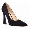 Shoes * | Nine West Trendz Women'S Suede Pumps Black Suede