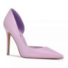 Shoes * | Nine West Folowe Women'S Leather Heels Lilac Leather