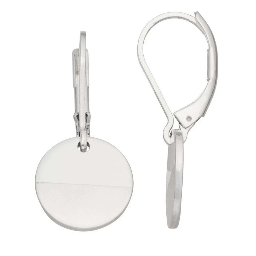 Jewelry * | Nine West Enamel-Dipped Circle Drop Earrings