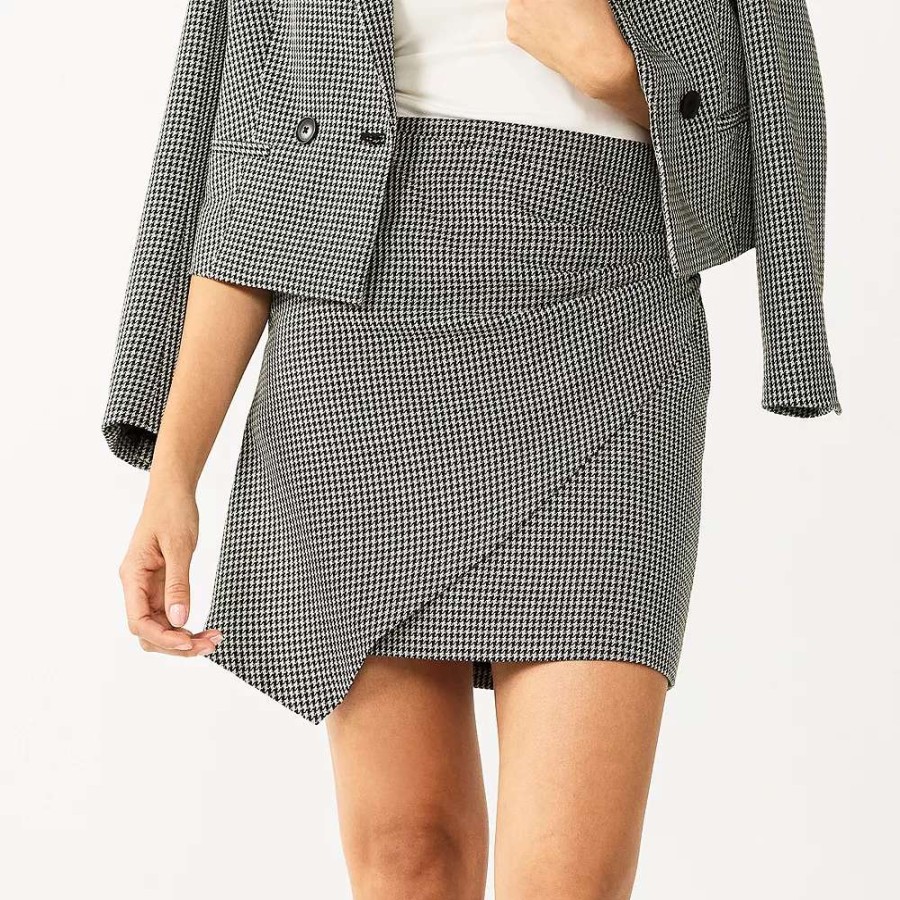 Clothing * | Women'S Nine West Wrap Skirt