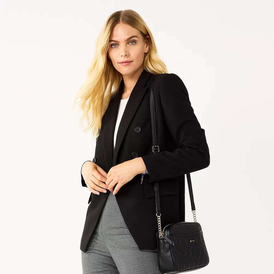 Clothing * | Women'S Nine West Double Breasted Blazer