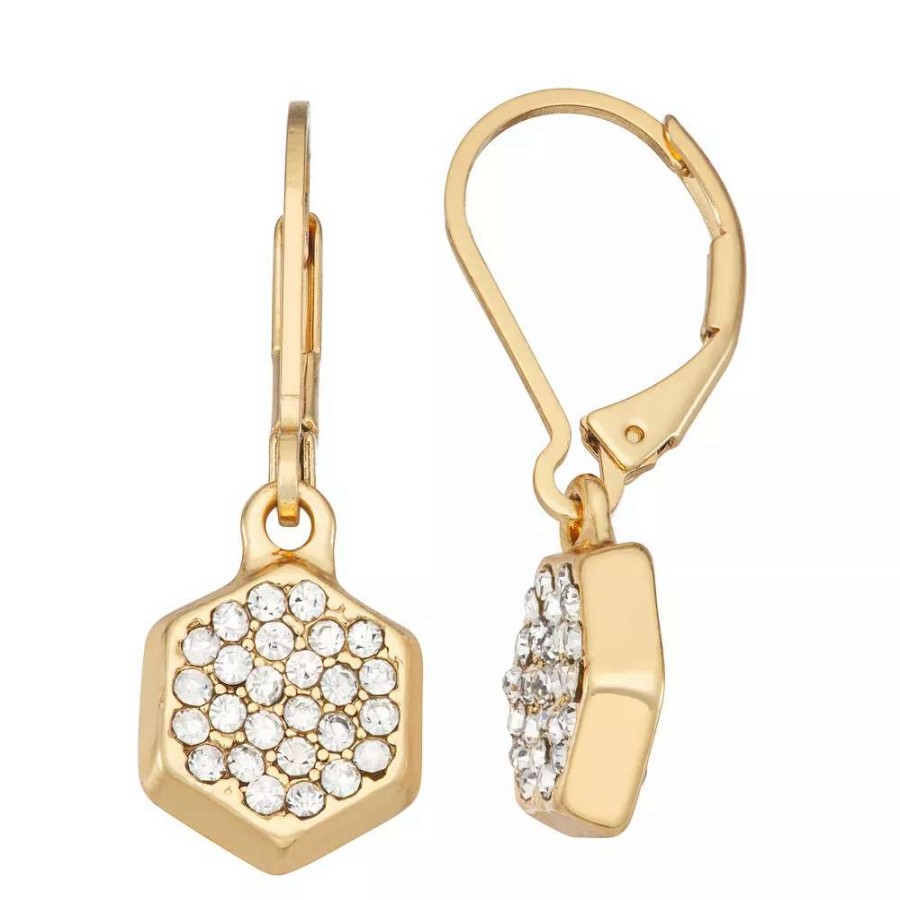 Jewelry * | Nine West Hexagon Drop Earrings