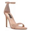 Shoes * | Nine West Toria 02 Women'S Dress Sandals Beige Pink