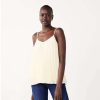 Clothing * | Women'S Nine West Pleated V-Neck Tank