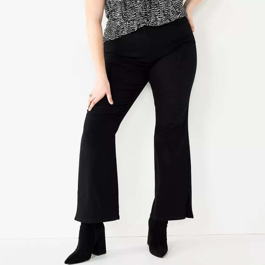 Clothing * | Plus Size Nine West Slimming Bootcut Jeans