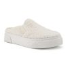 Shoes * | Nine West Hayzel Women'S Sherpa Sneaker Mules Cream