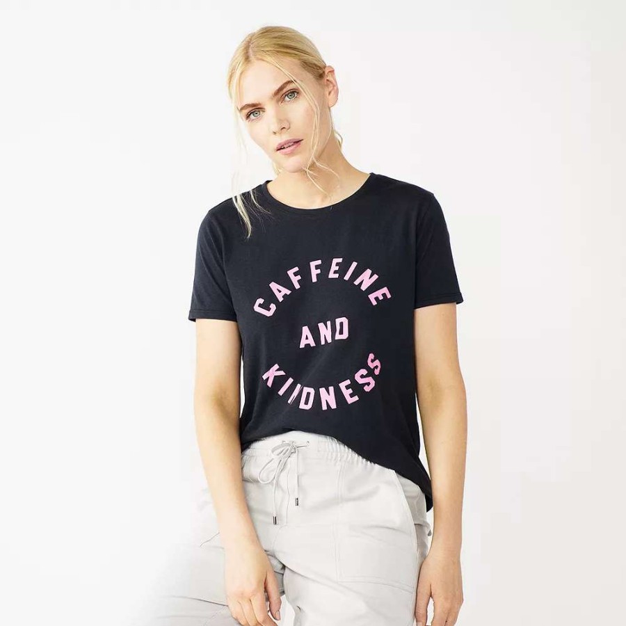 Clothing * | Women'S Nine West Crewneck Graphic Tee