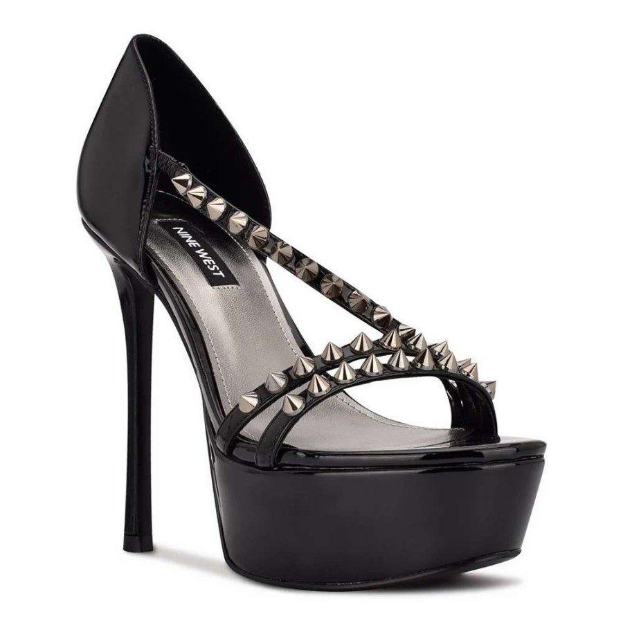 Shoes * | Nine West Fabla Women'S Studded Dress Sandals